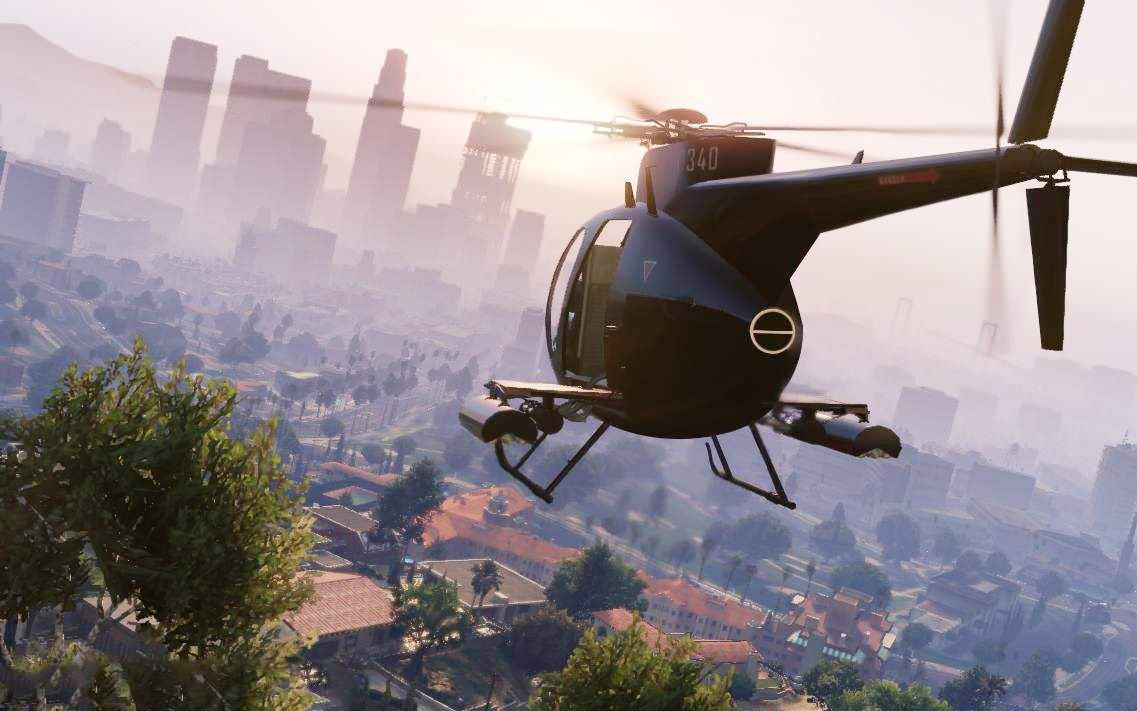 乐美解说gta5大巴车爬山越野驾驶直升机钻管道这图手残玩家要哭了