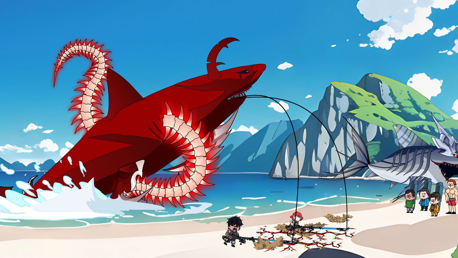 第41集/绵绵太奶:小绵包和表哥合力,拿捏60万斤变异鲨鱼 - 视频下载