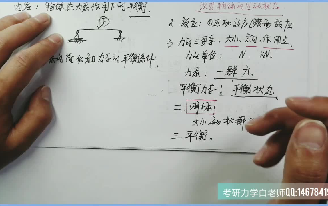 [图]考研 理论力学基础知识点讲解 理论力学考研核心知识点讲解