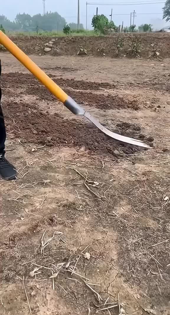 军印新型一体四齿钢叉农用翻地松土工具挖地挖葱四股锰高性能实用