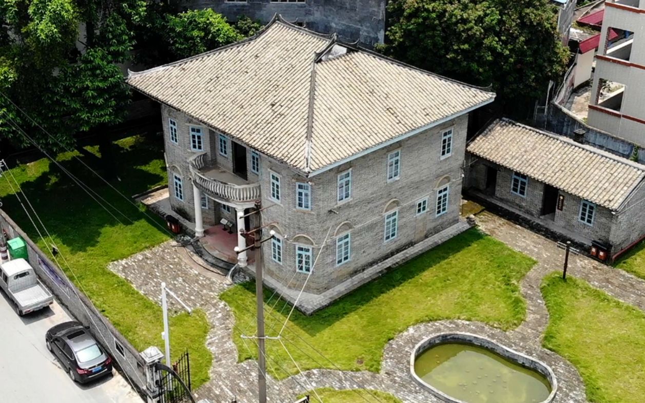 带你看广西容县有名的爱国将军罗奇别墅,中西式民国建筑