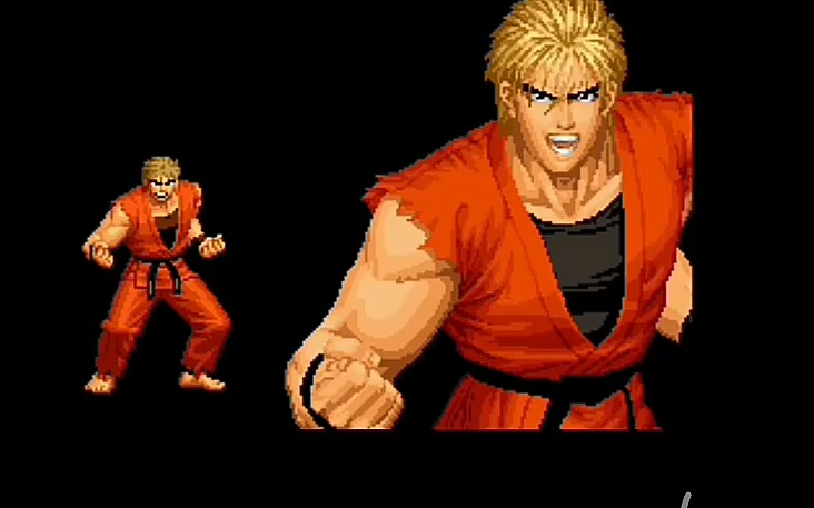 拳皇96板崎良全技能_哔哩哔哩 (゜-゜)つロ 干杯~-bilibili