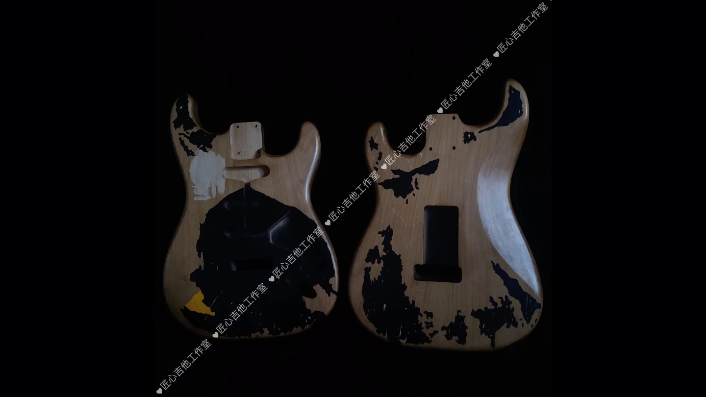 复刻经典!做旧款fender黑色1号