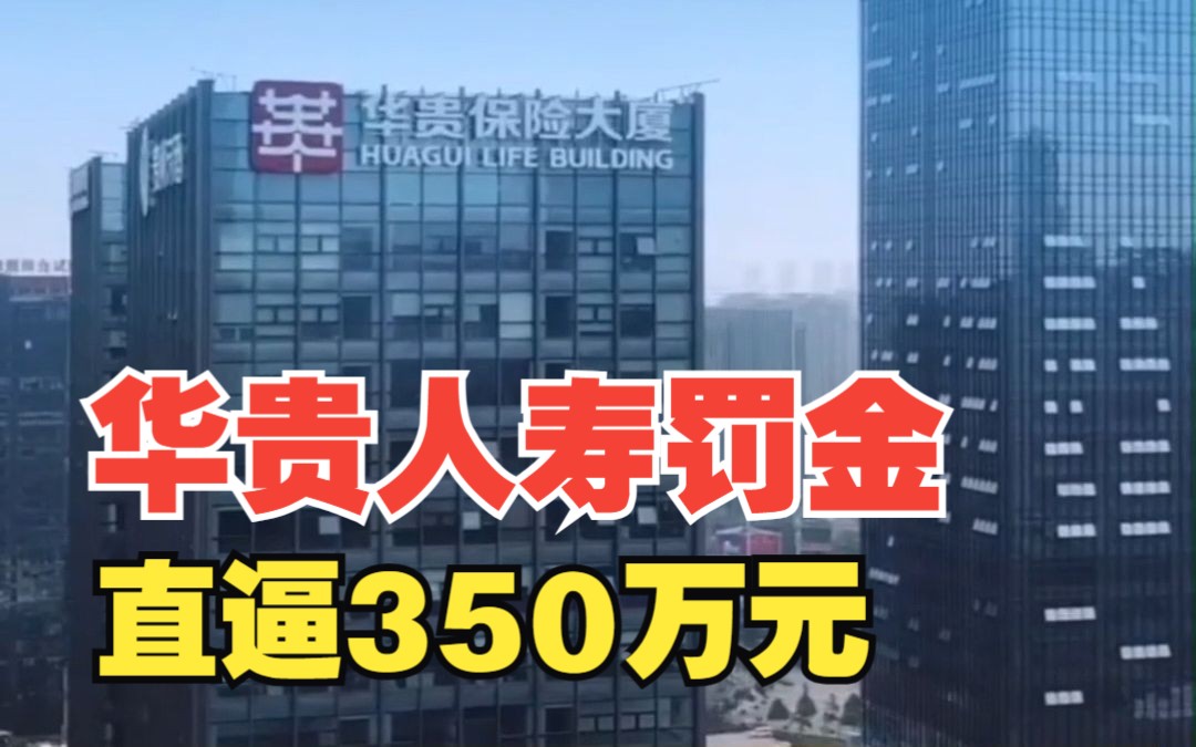 华贵人寿罚金直逼350万元,对投保人隐瞒合同相关重要情况,对此,你怎么看?哔哩哔哩bilibili