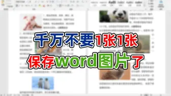 Download Video: 3秒教会你将word文档中图片快速提取出来