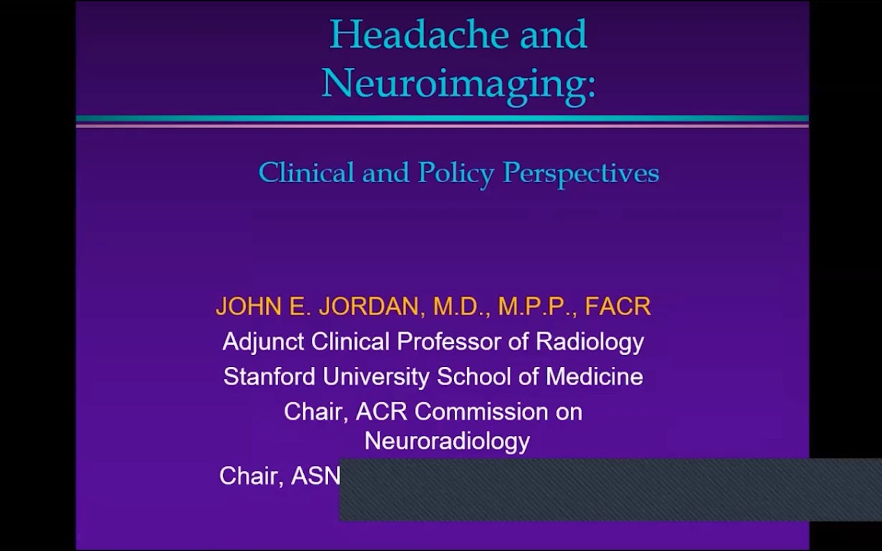 MRIONLINE:头痛与神经影像学(20201124Headache & Neuroimaging, Dr. John Jordan (112420)哔哩哔哩bilibili