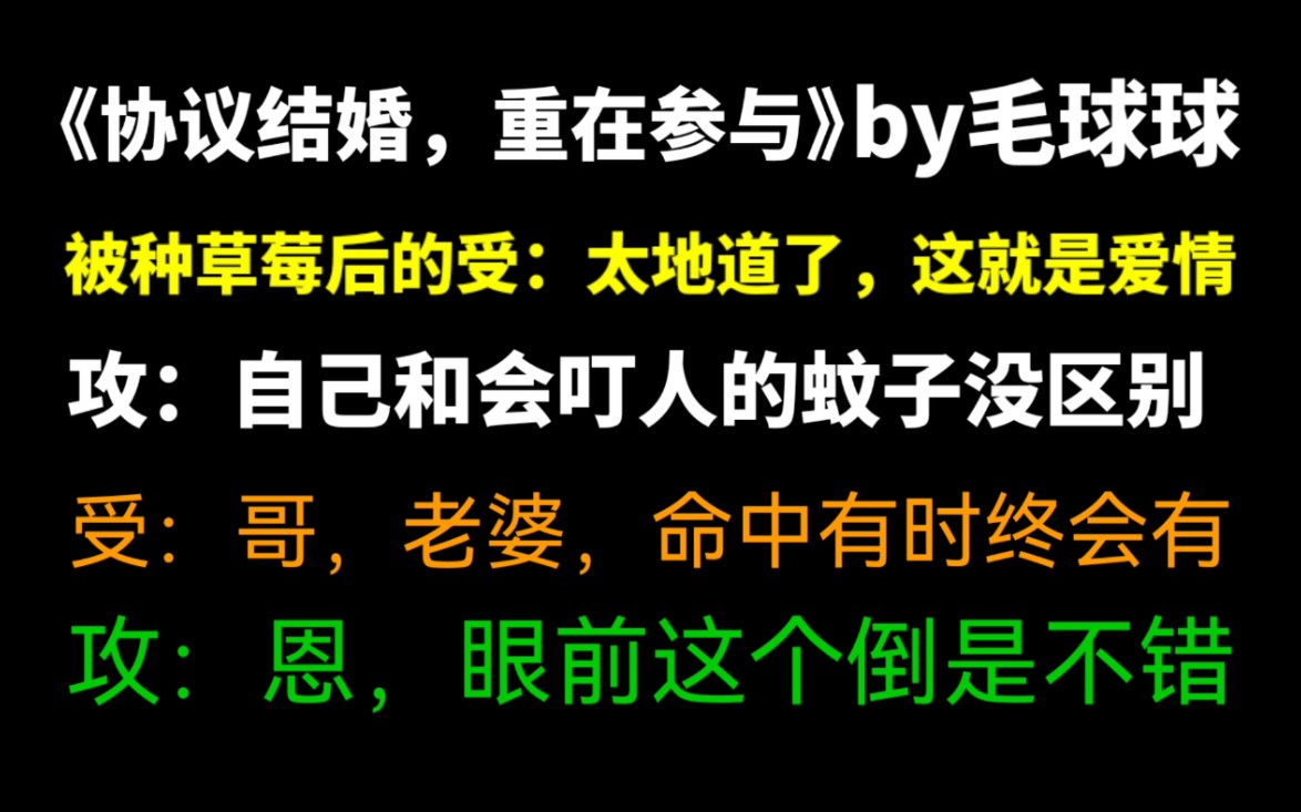 【饭饭推文】好兄弟,就要互帮互助,顺便结个婚哔哩哔哩bilibili