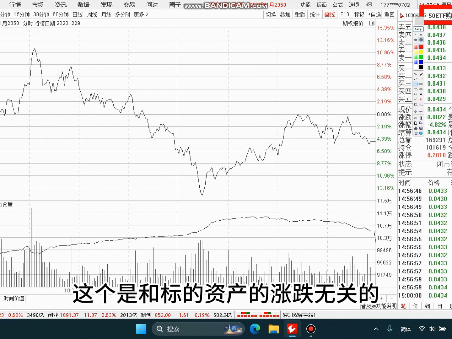 [图]期权交易入门课：期权盈亏计算（提前平仓）