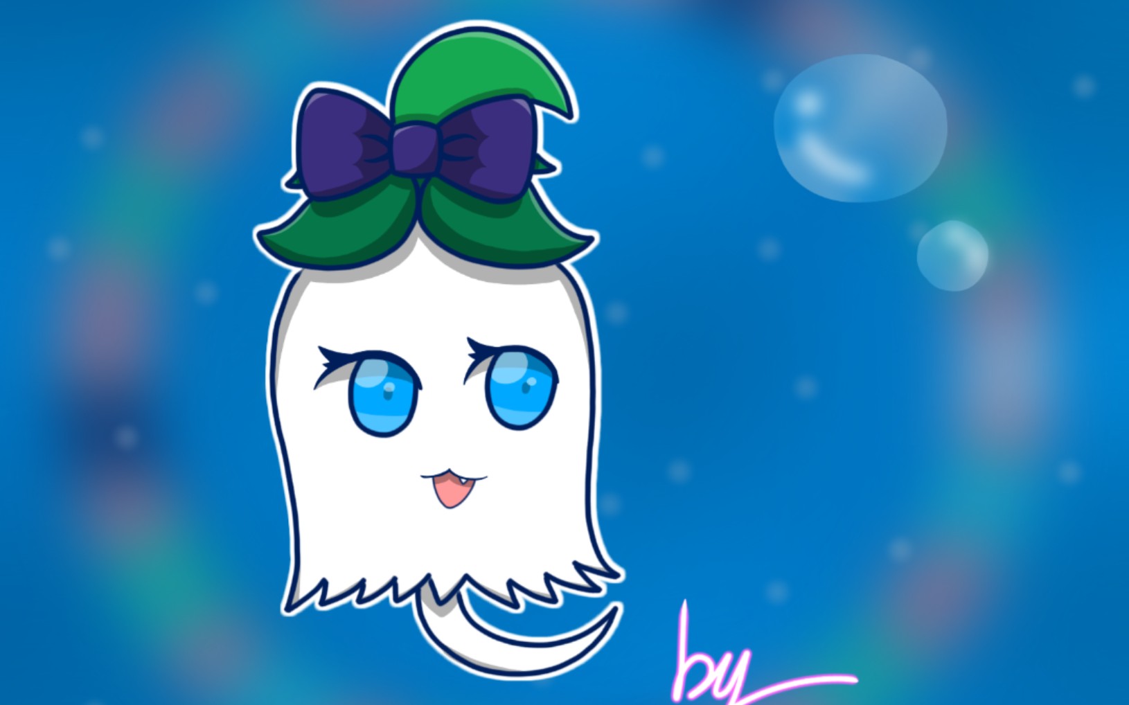 【pvz2/绘画】幽灵辣椒(封面绘画过程)