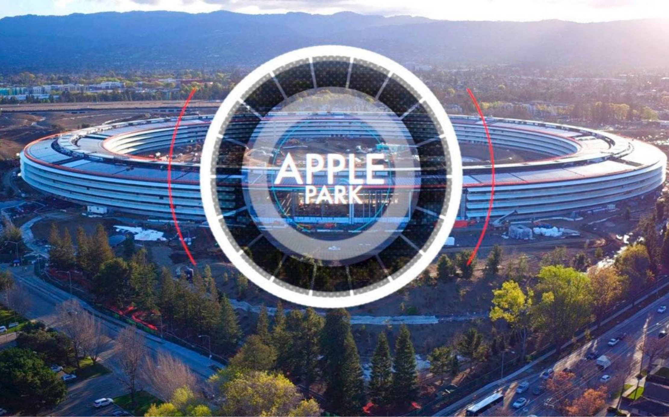 applepark彩虹门图片