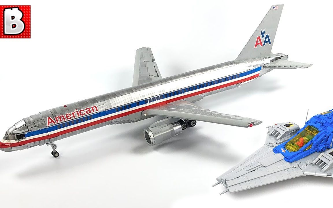 乐高moc作品 近期优秀作品合集 美联航757客机 星球大战 城堡 机甲