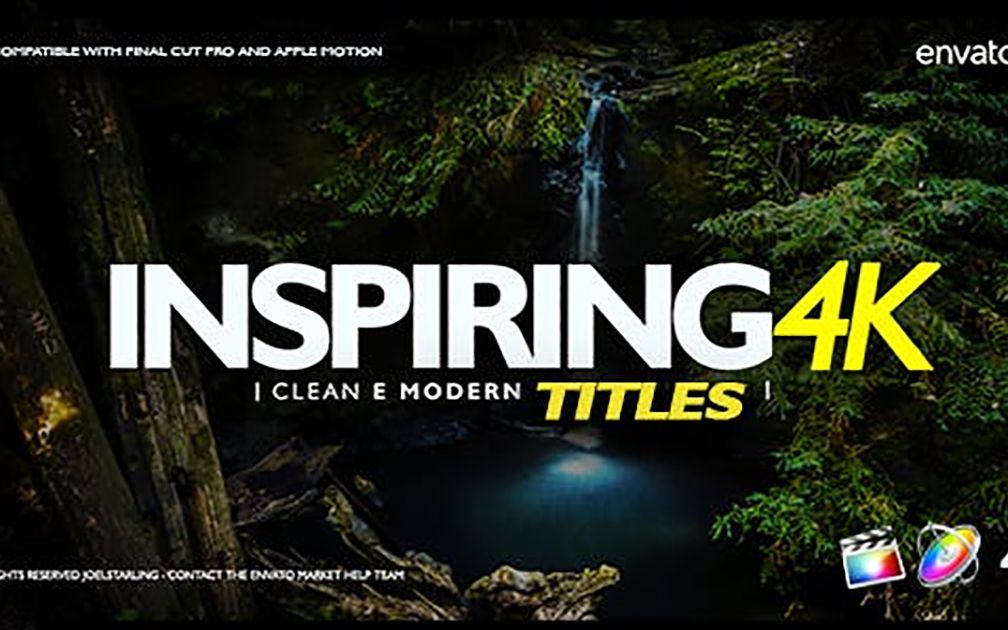 FCPX插件20种励志鼓舞振奋人心的文字标题动画 Inspiring Titles For Final Cut Pro X哔哩哔哩bilibili