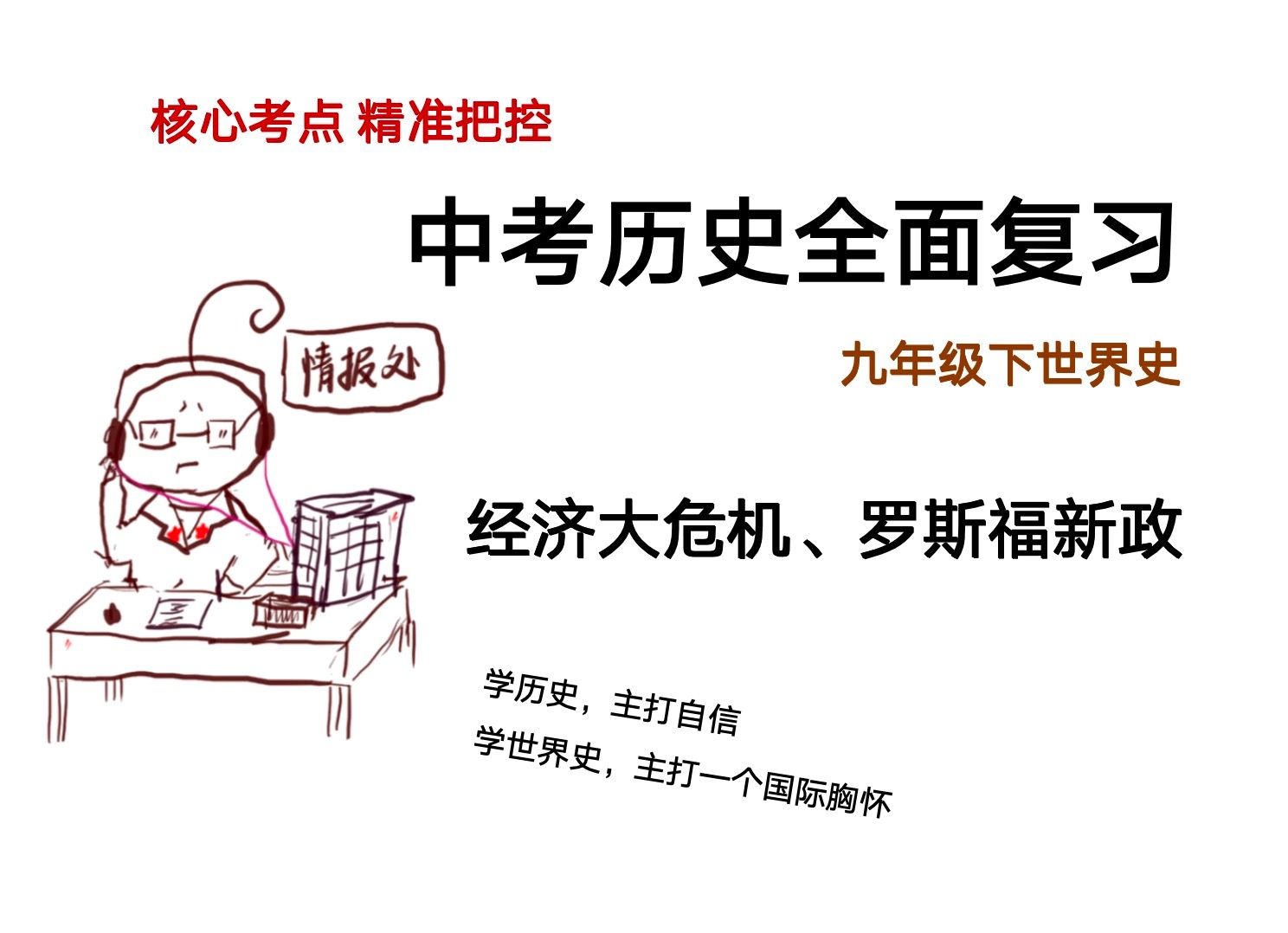 [图]中考历史考点全面复习 九下经济大危机、美国罗斯福新政（初三月考期中一模二模）