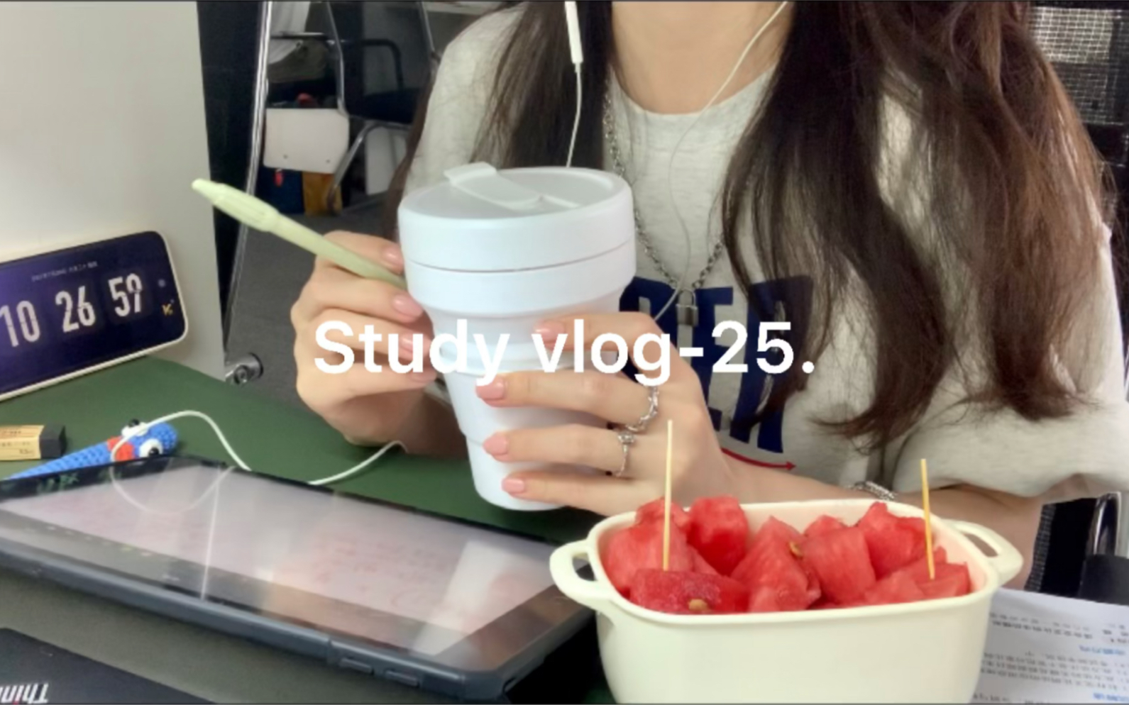 大学生自习室学习日常|Study vlog25哔哩哔哩bilibili