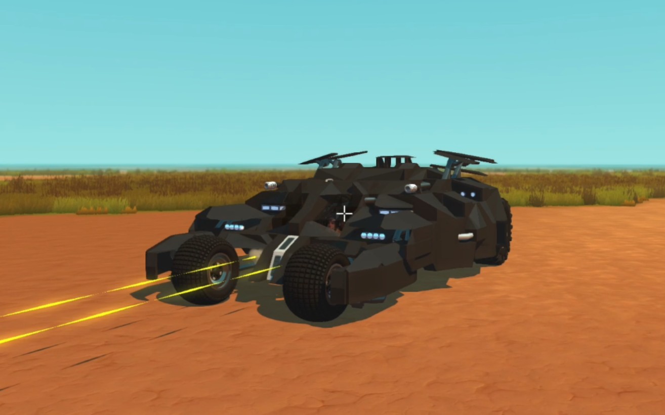 废品机械师自制蝙蝠车2.0(诺兰版,可变蝙蝠摩托)(用了传奇mod)