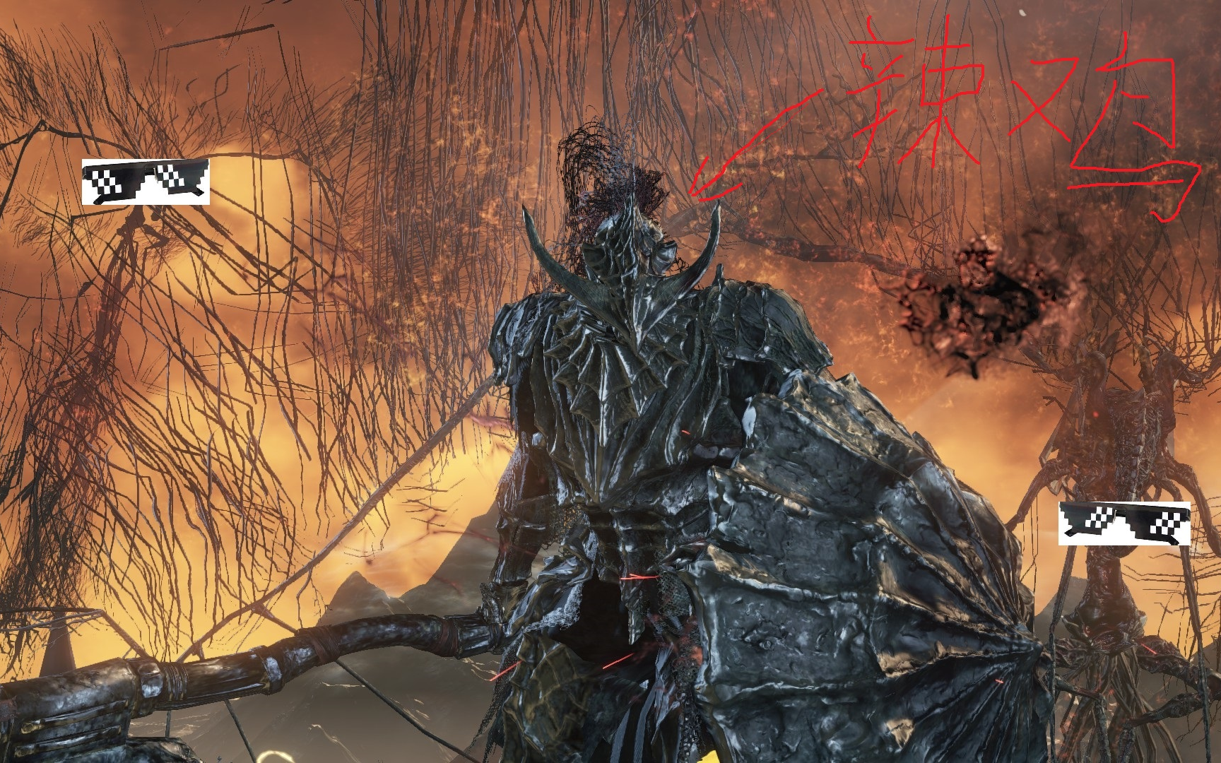 【黑暗之魂3】一周目33级猎龙铠甲停车测试(伤害压制)