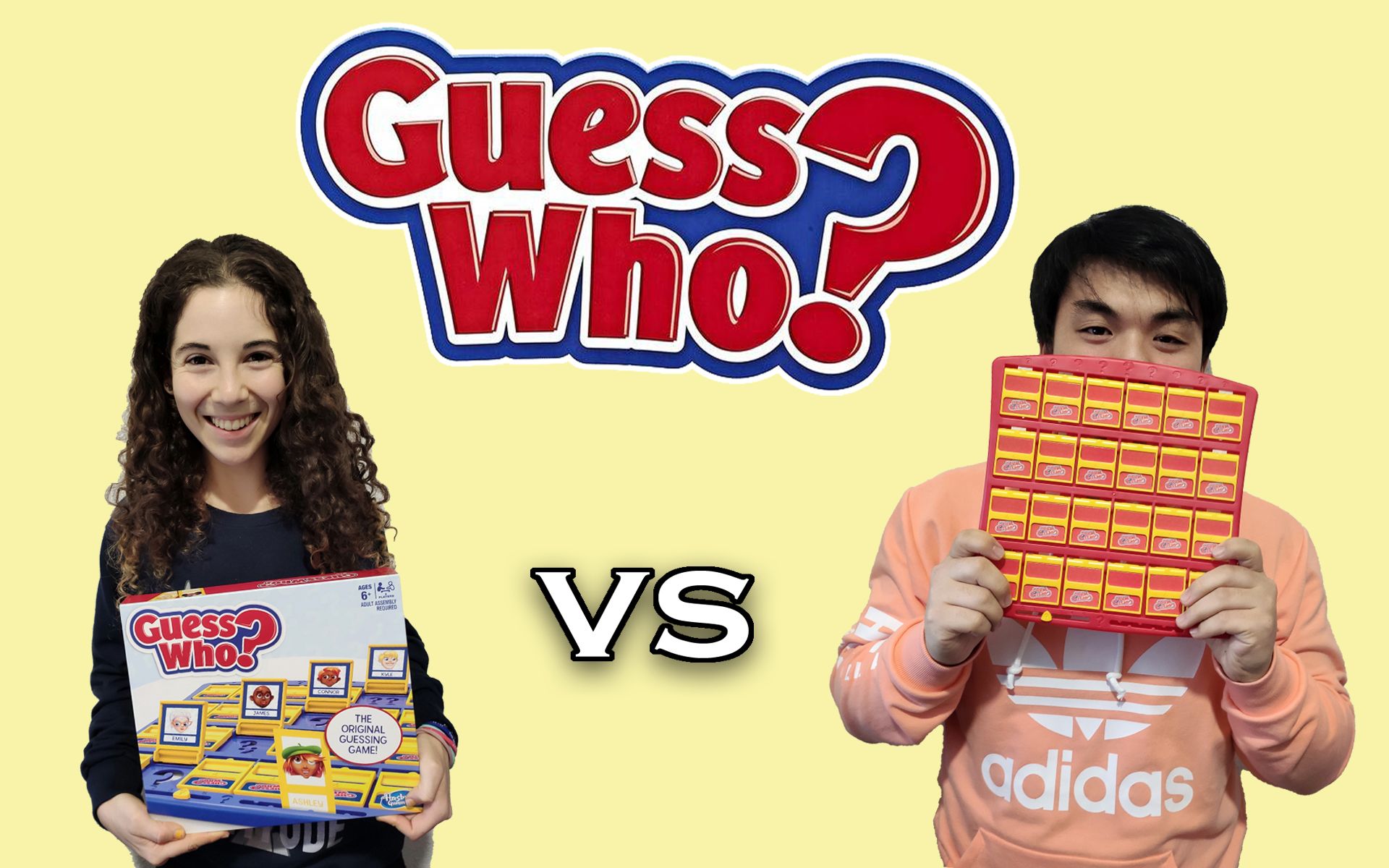 [图][VLOG]和西班牙小姐姐一起玩桌游Guess Who？