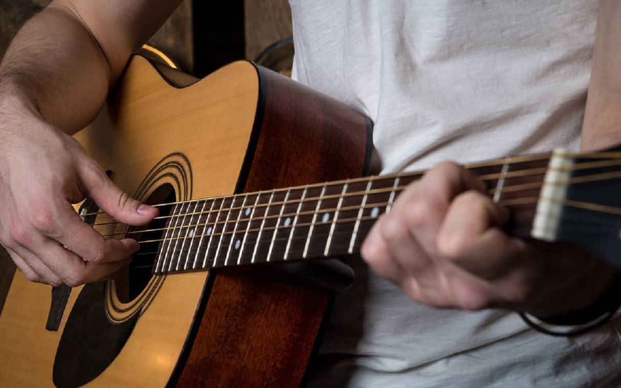 木吉他弹奏朋友一生一起走那些日子不再有friendships