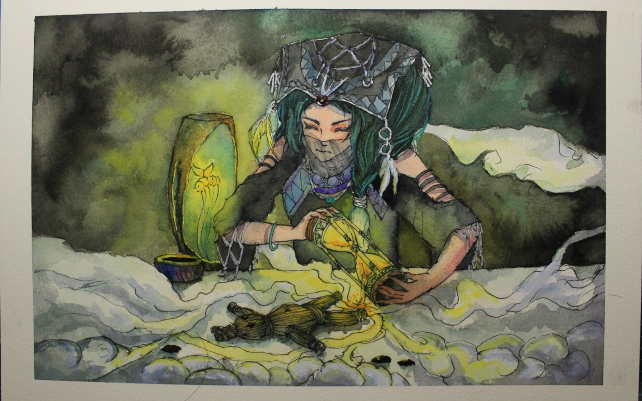 【水彩练习】养蛊,种蛊场景_哔哩哔哩_bilibili