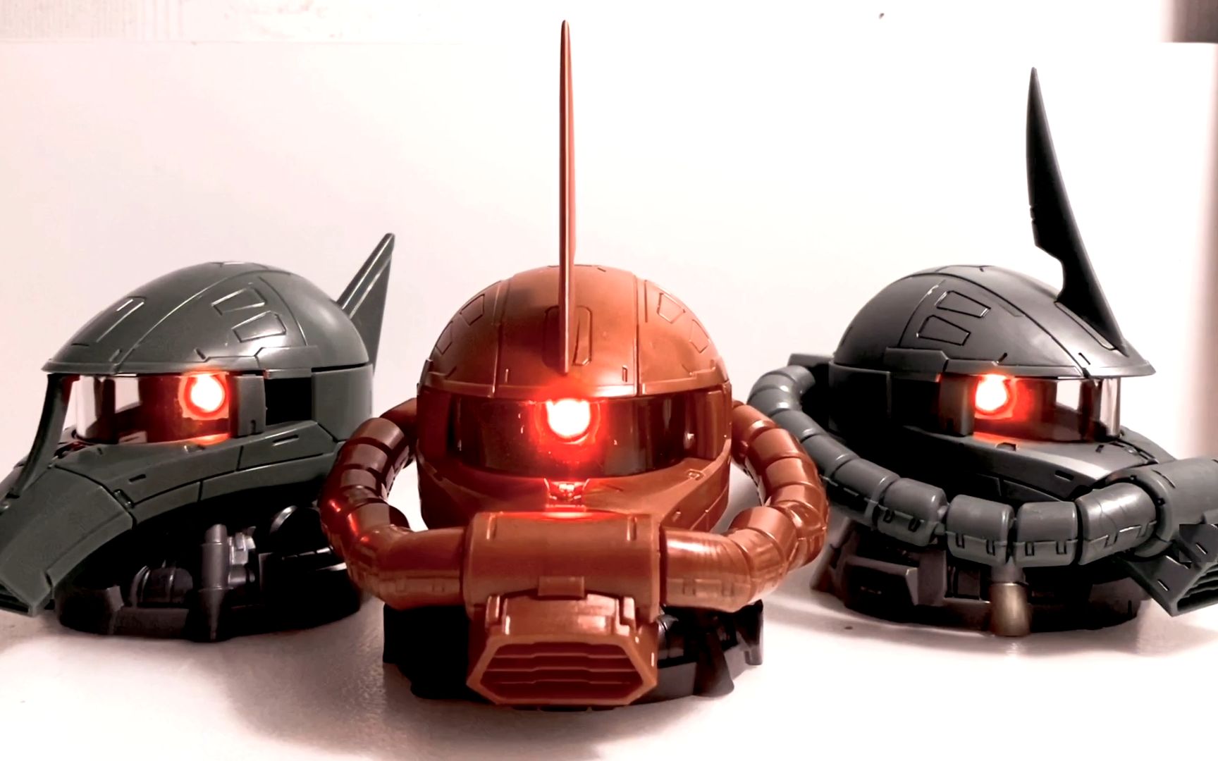 万代扭蛋 exceed model 扎古头定制组件第2弹 财团就是会赚钱_哔哩