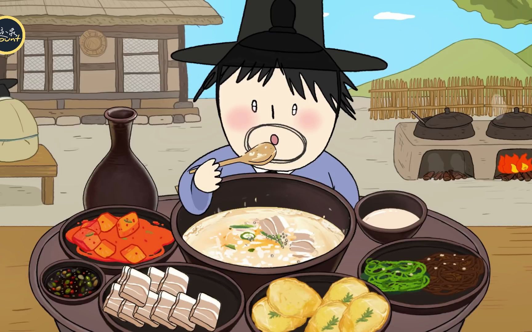 汤饭拌各种意外解锁泡菜新吃法农家乐小酒馆一日游foomuk美食动画