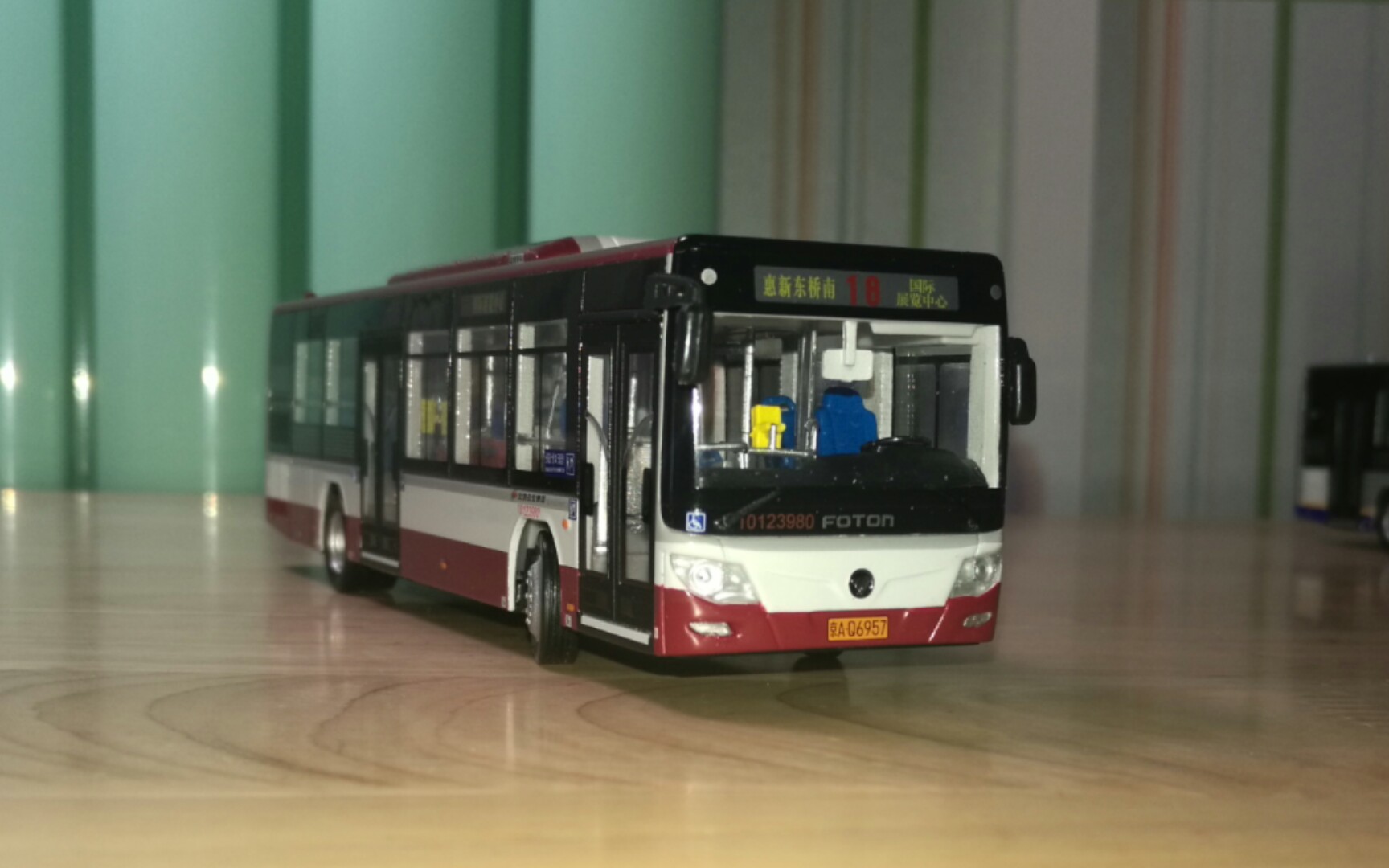 『北京公交』北京街车,福田红鹰———bj6123c7bcd-2模型展示