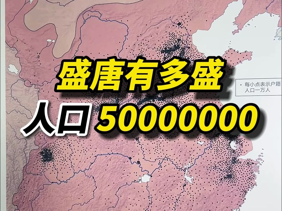 盛唐有多盛 人口5000万哔哩哔哩bilibili