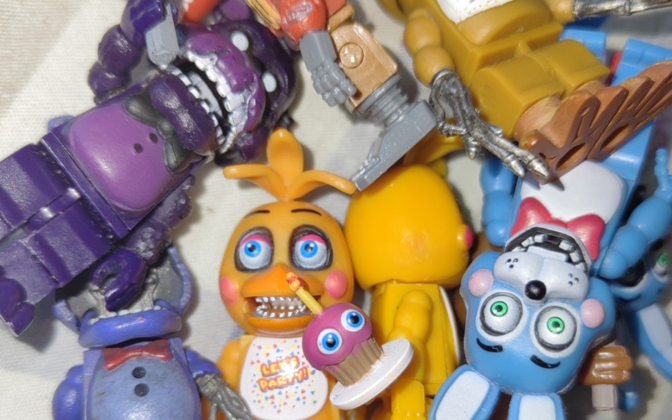 麦克法兰凋零四人组积木速看(fnaf)