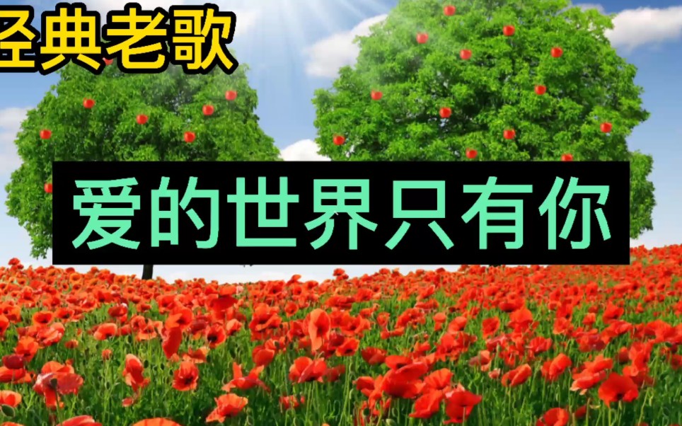 [图]经典老歌《爱的世界只有你》