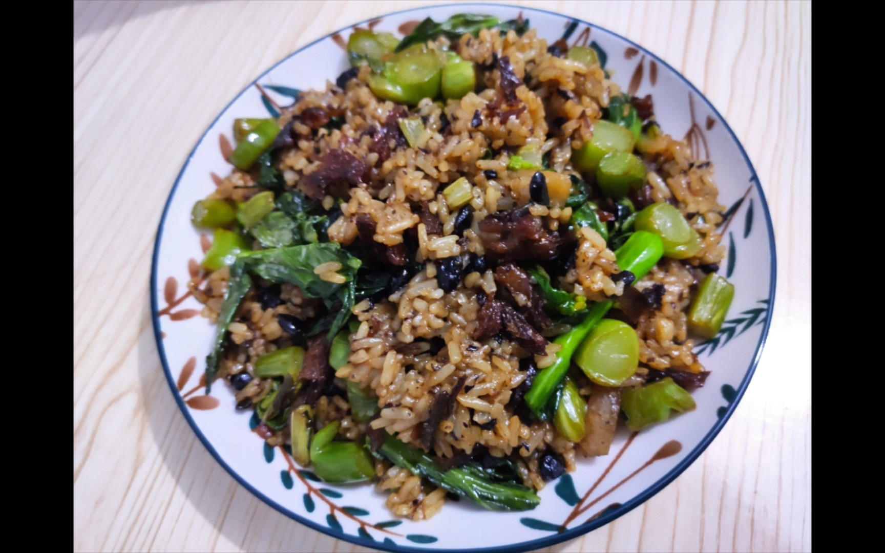 简单做个豆豉鲮鱼炒饭