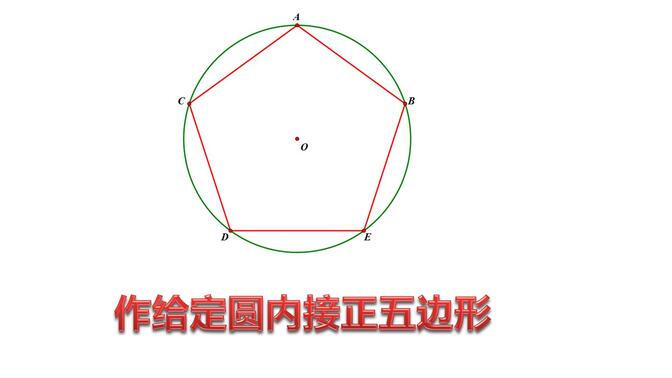 圆内接五边形图片