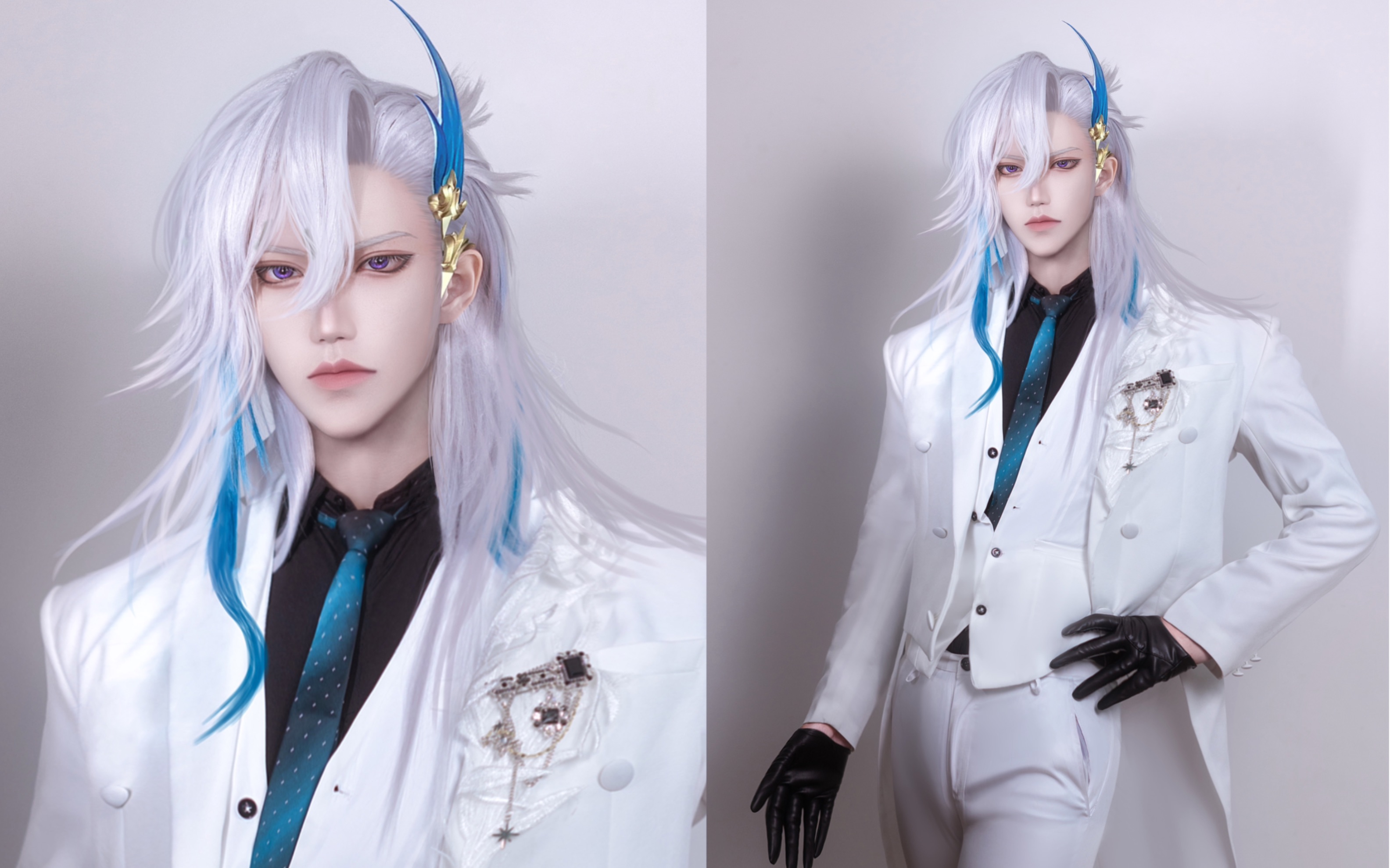 【原神那维莱特cos】西装水龙王?