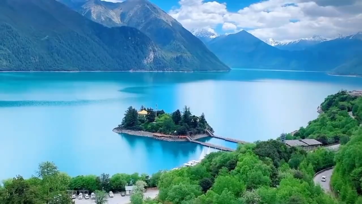巴松措湖心岛,下次再去西藏其他地方不想去了就想把