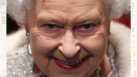 英国女王眼睛诡异图片