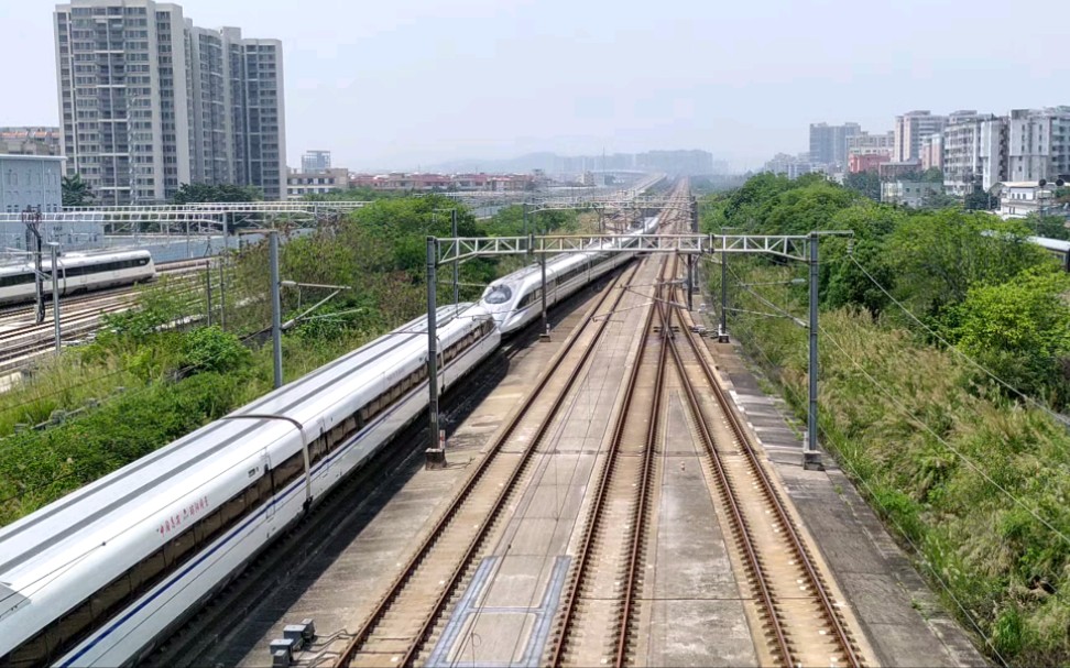 中国铁路g1402次广州南站上饶站广州北站出站