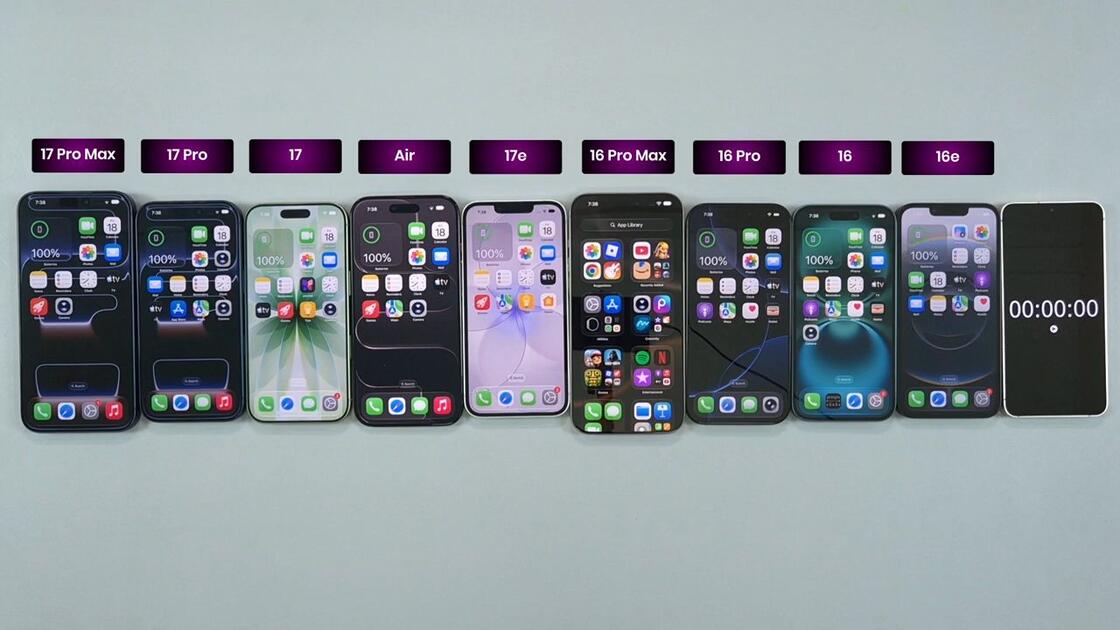 差距大吗？iPhone 17系列 vs iPhone 16 系列 ｜ IOS 27续航测评_哔哩哔哩_bilibili
