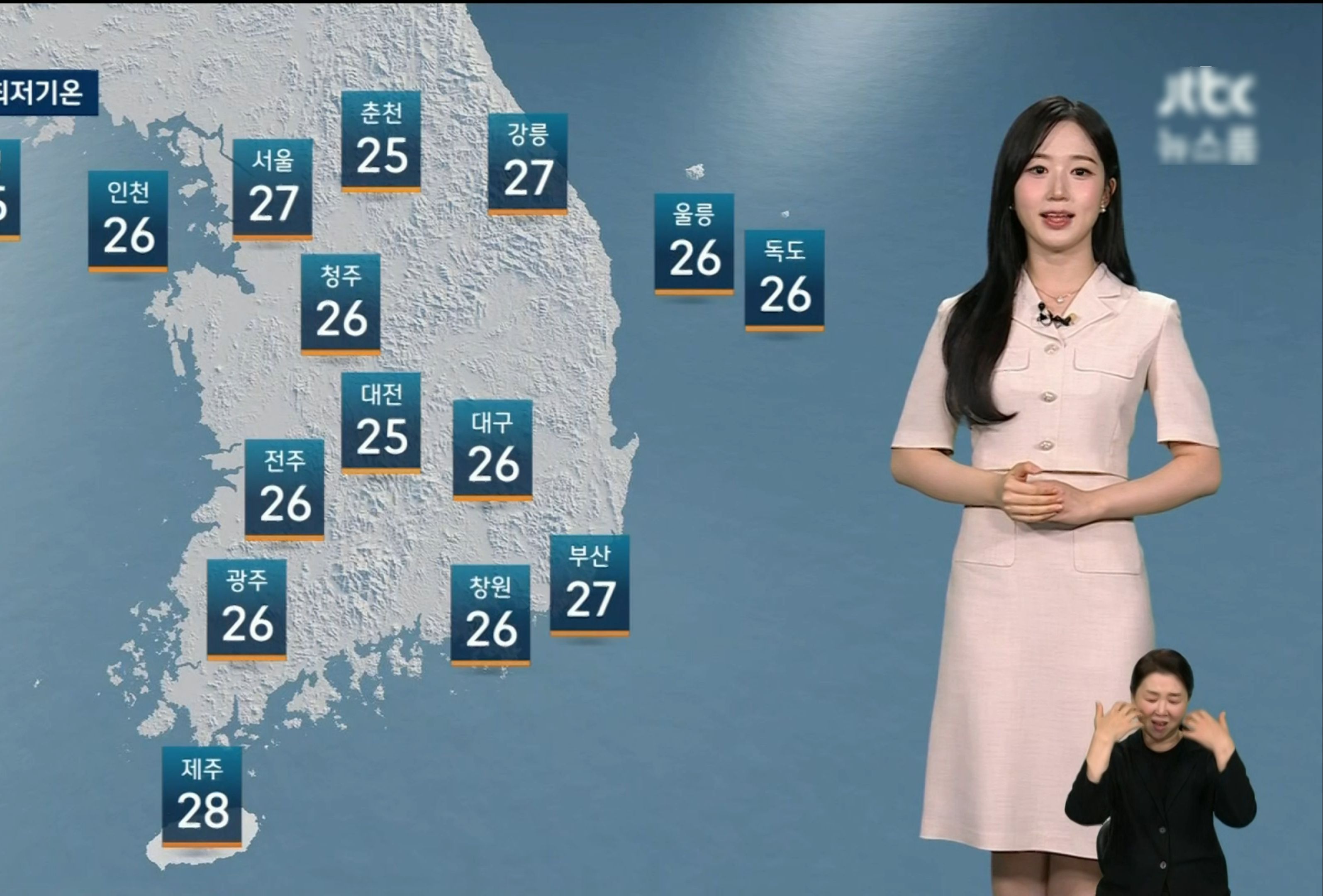 78nmixx - 海嫄78 240806 天气预报播报