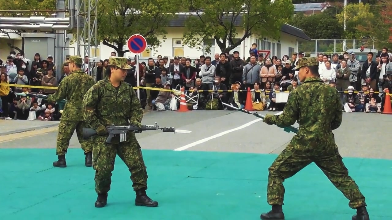 [图]日本陆上自卫队单兵格斗展示