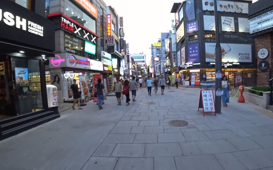 【超清韩国】漫步首尔大学路周边街景 2019.