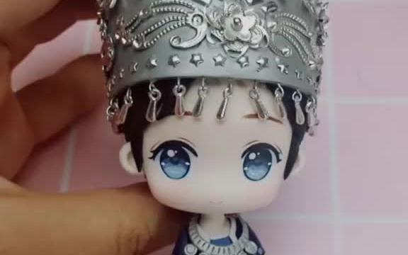 苗族小妹头饰制作~哔哩哔哩bilibili