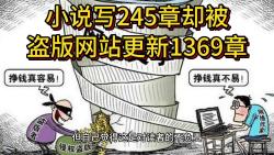 小说写245章却被盗版网站更新1369章,当事人:目前不打算维权哔哩哔哩bilibili