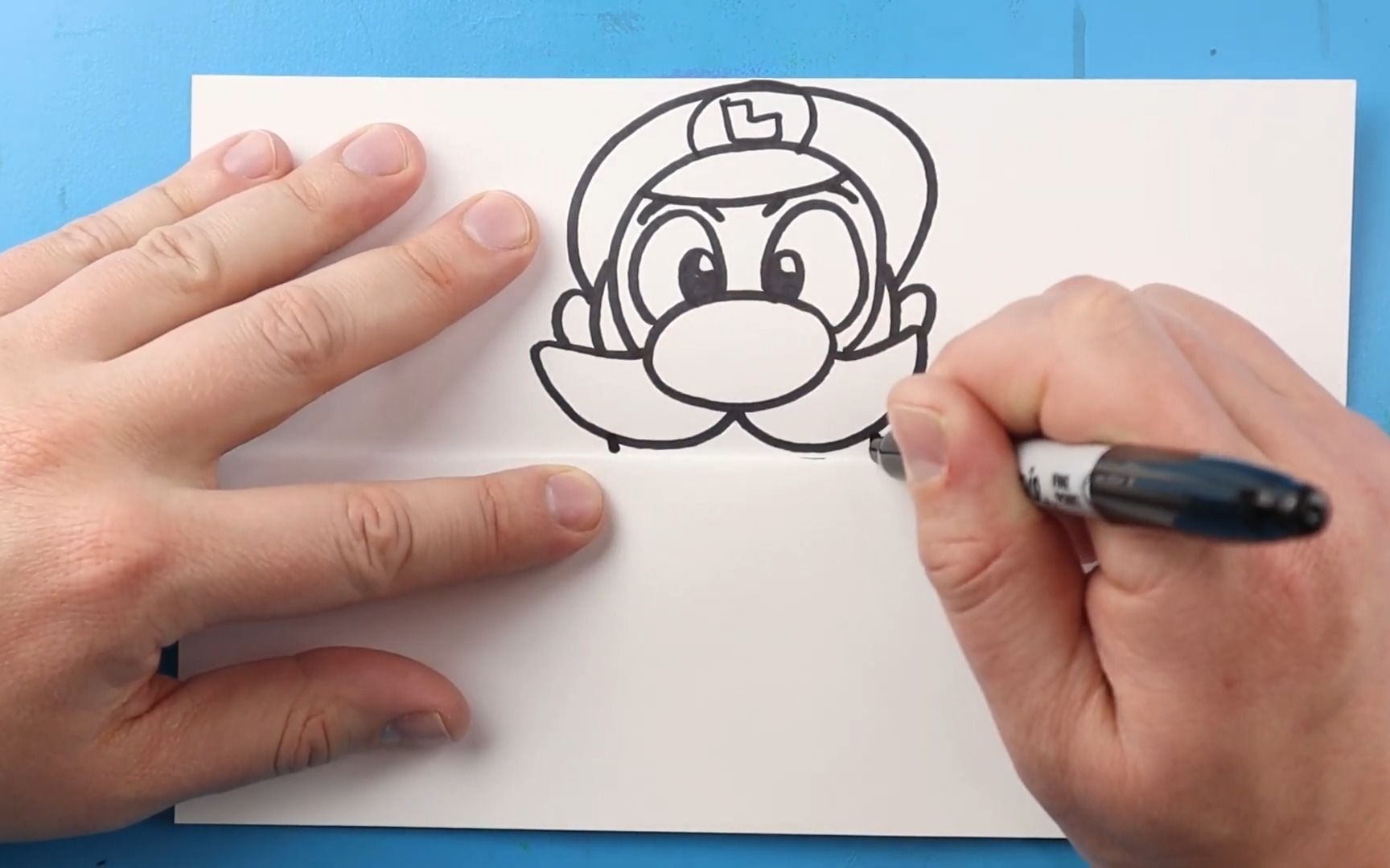 【简笔画】如何绘制luigi surprise fold