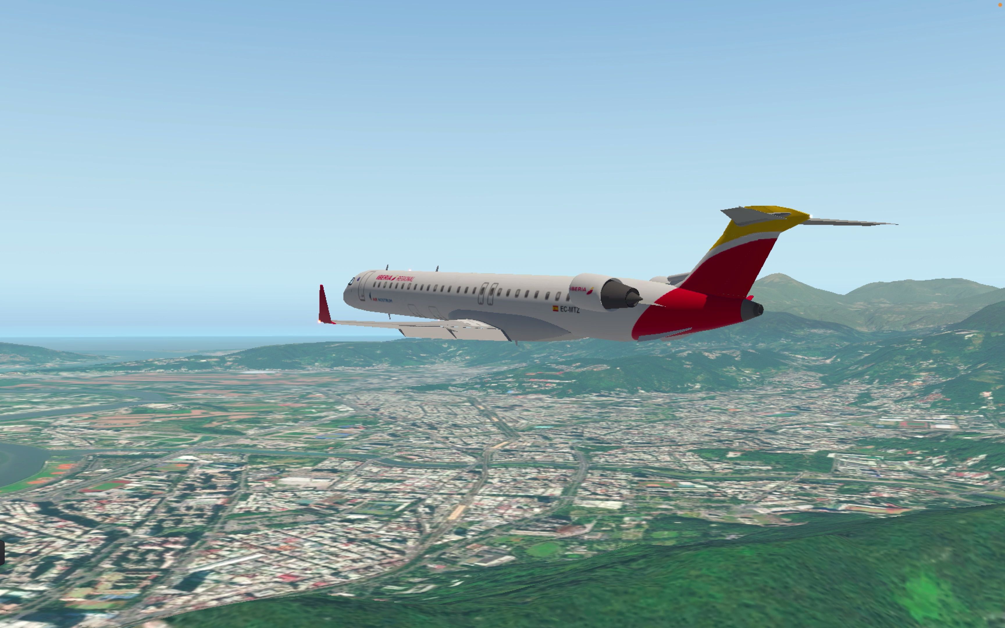 crj-1000日常飞行