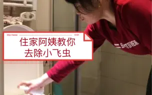 Download Video: 我是一位住家阿姨，今天教大家如何去除小飞虫。希望能对大家有帮助。