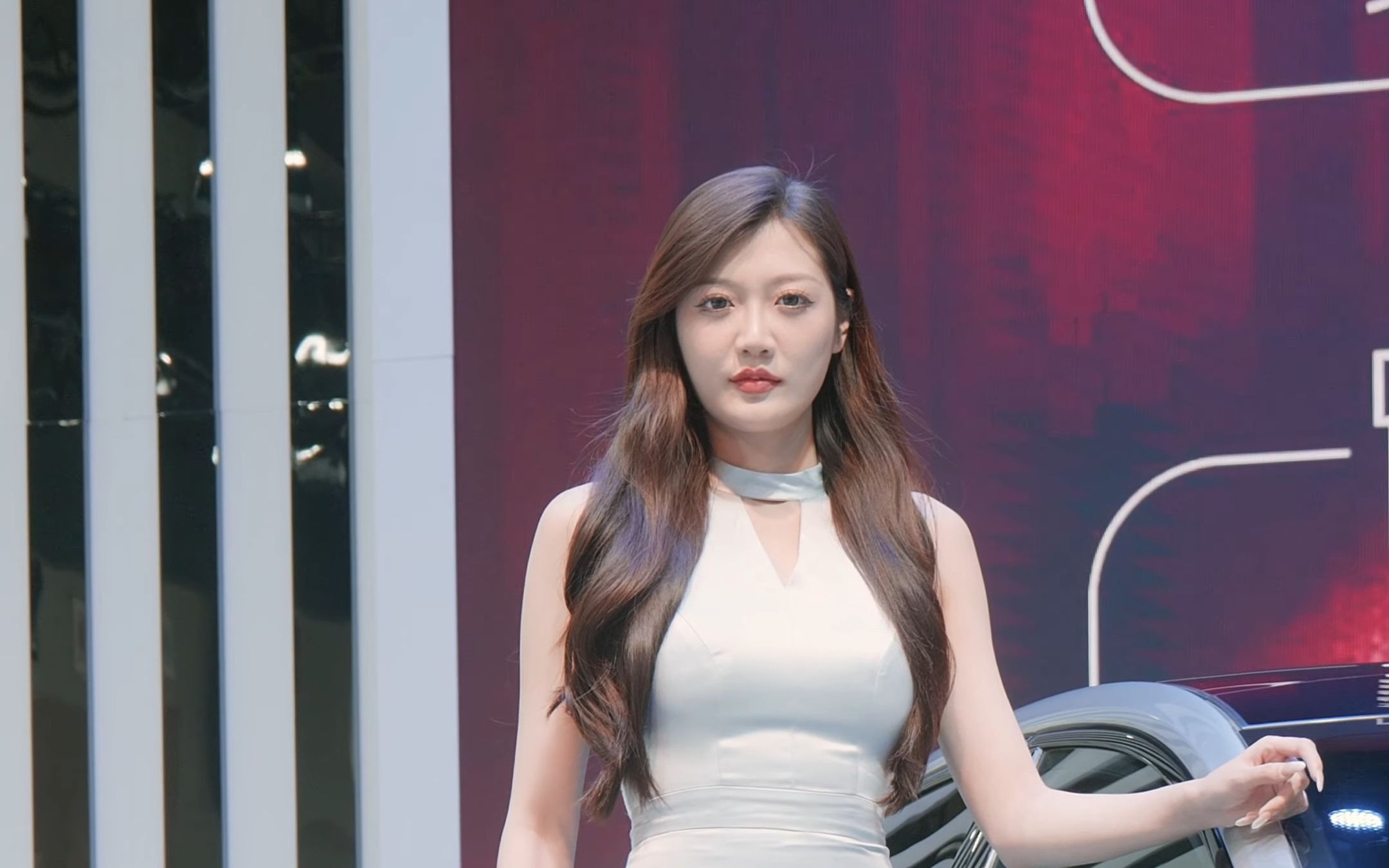 2023廣州國際車展 beautyleg racing model hong qi model 01