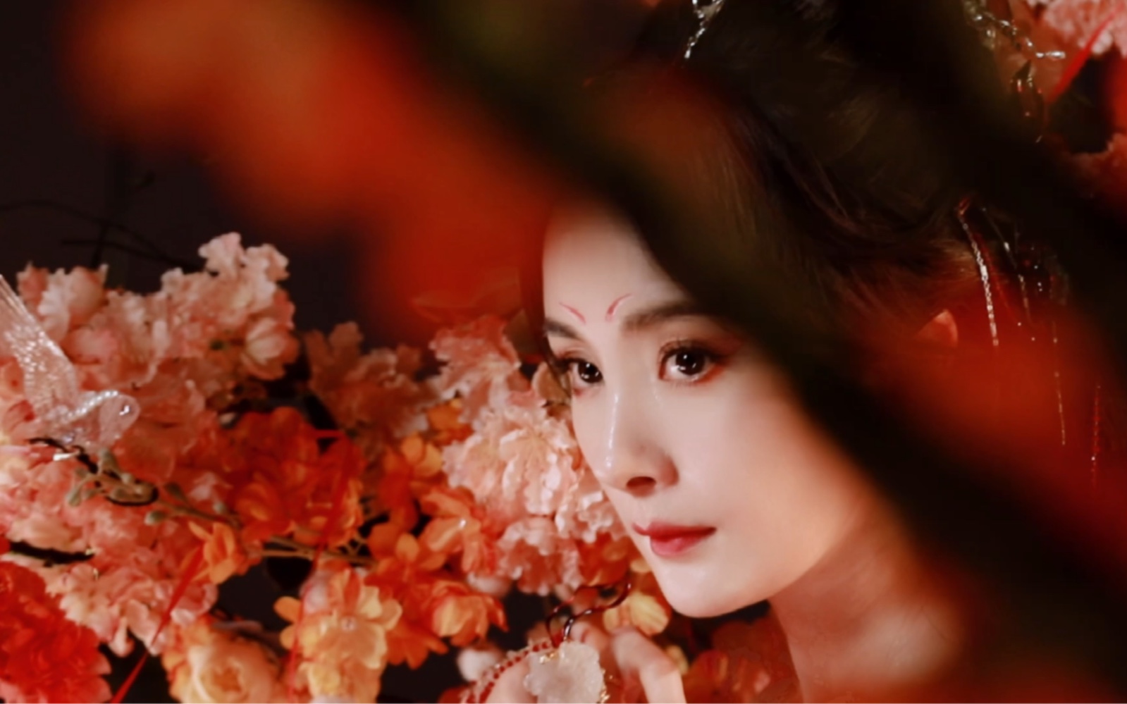 杨幂yangmi电视剧狐妖小红娘拍摄花絮视频涂山红红太美了啊
