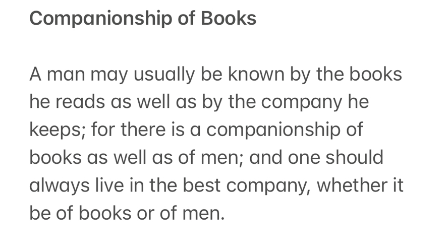 [图]英语美文朗读-Companionship of books