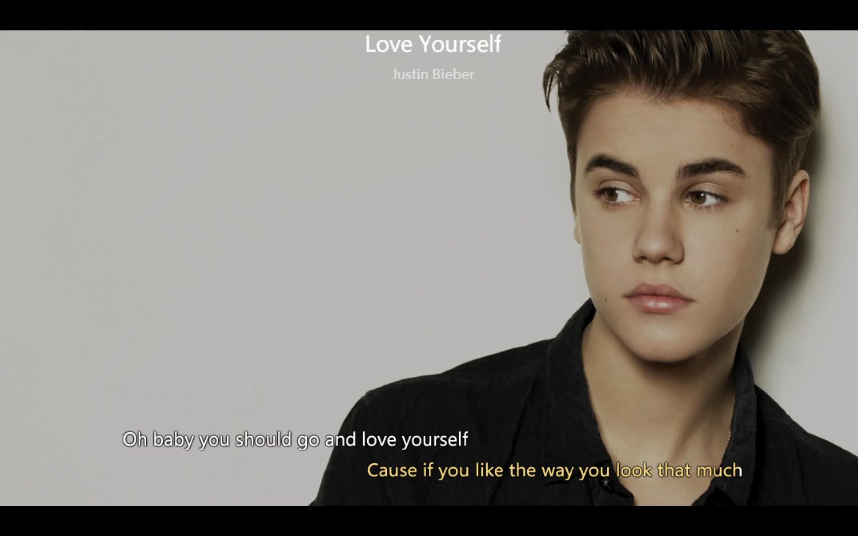 justin bieber - love yourself_哔哩哔哩_bilibili