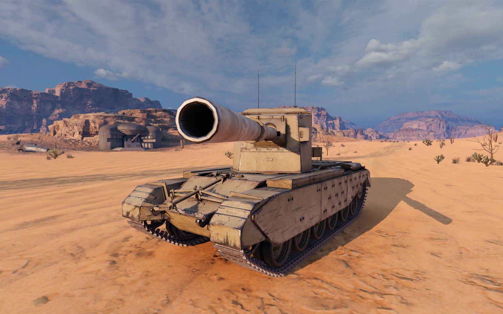 【坦克连-开发日志】y系8级坦歼fv4005 - 人畜无害的183毫米巨炮