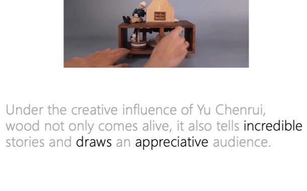 每天一句新闻英语20210401手工艺人余晨睿的机械人偶